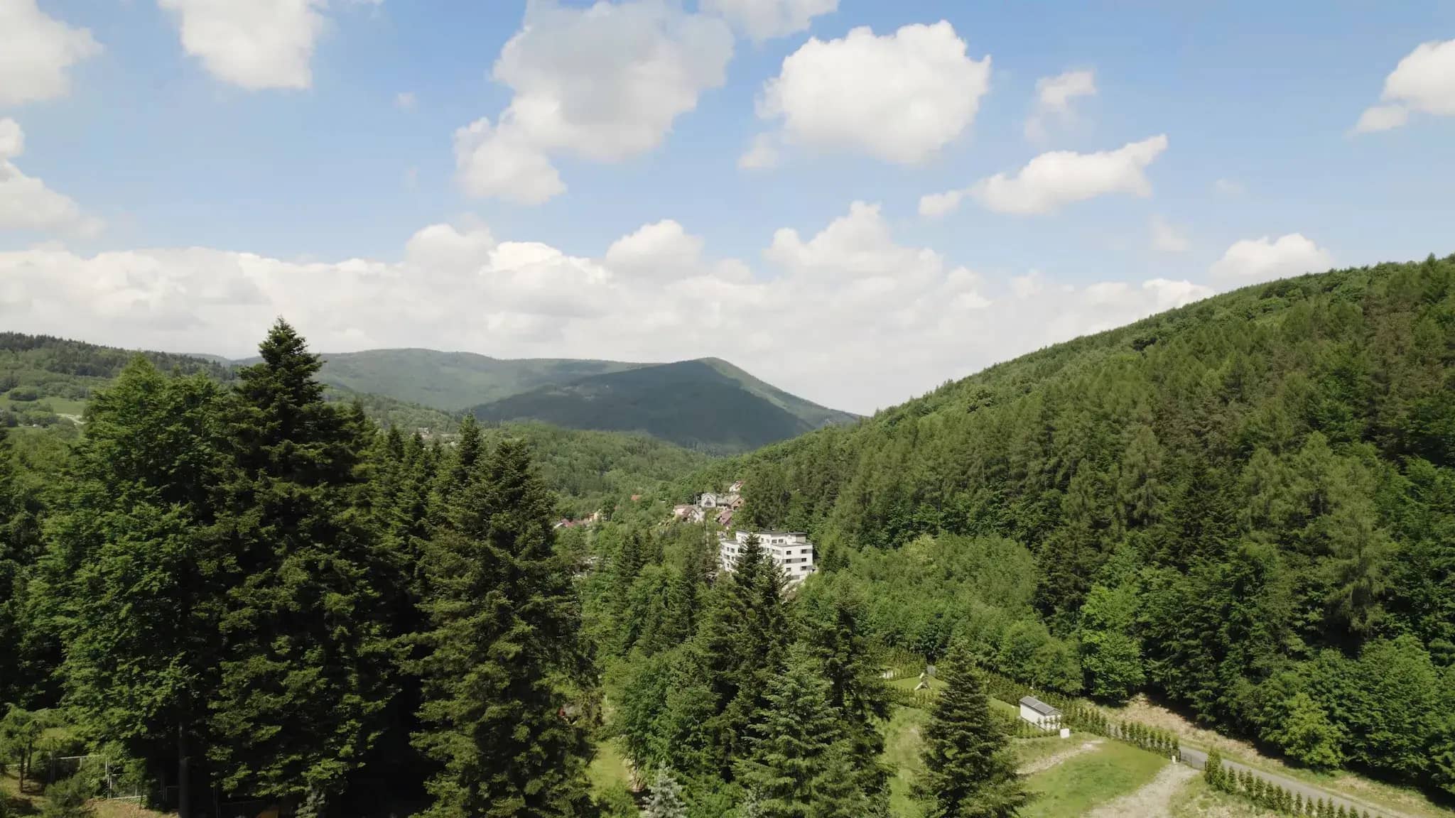 Góry - Widok na Beskid Mały
