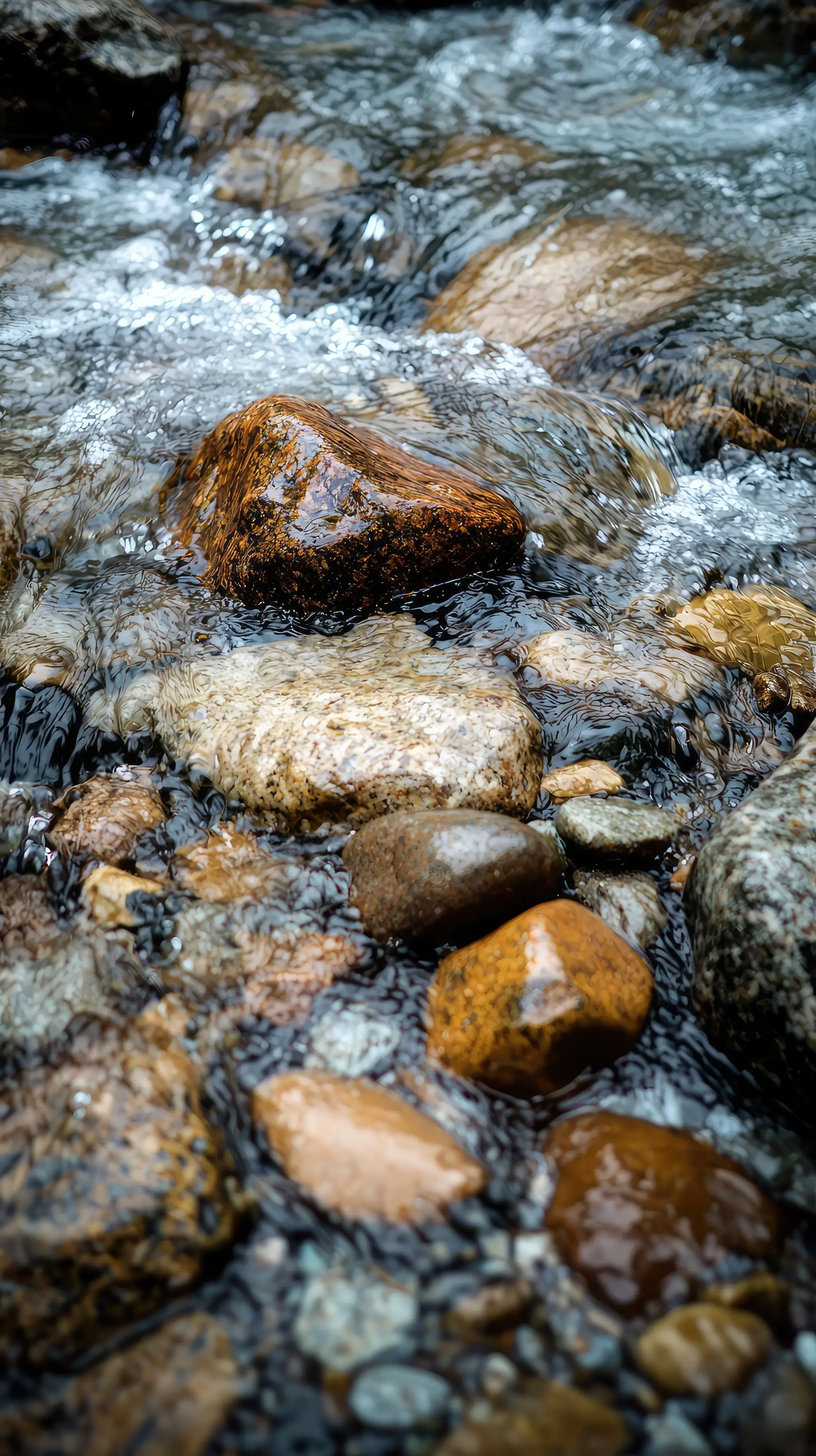 Strumyk - Naturalny element terenu inwestycji — szum wody tuż za oknem.